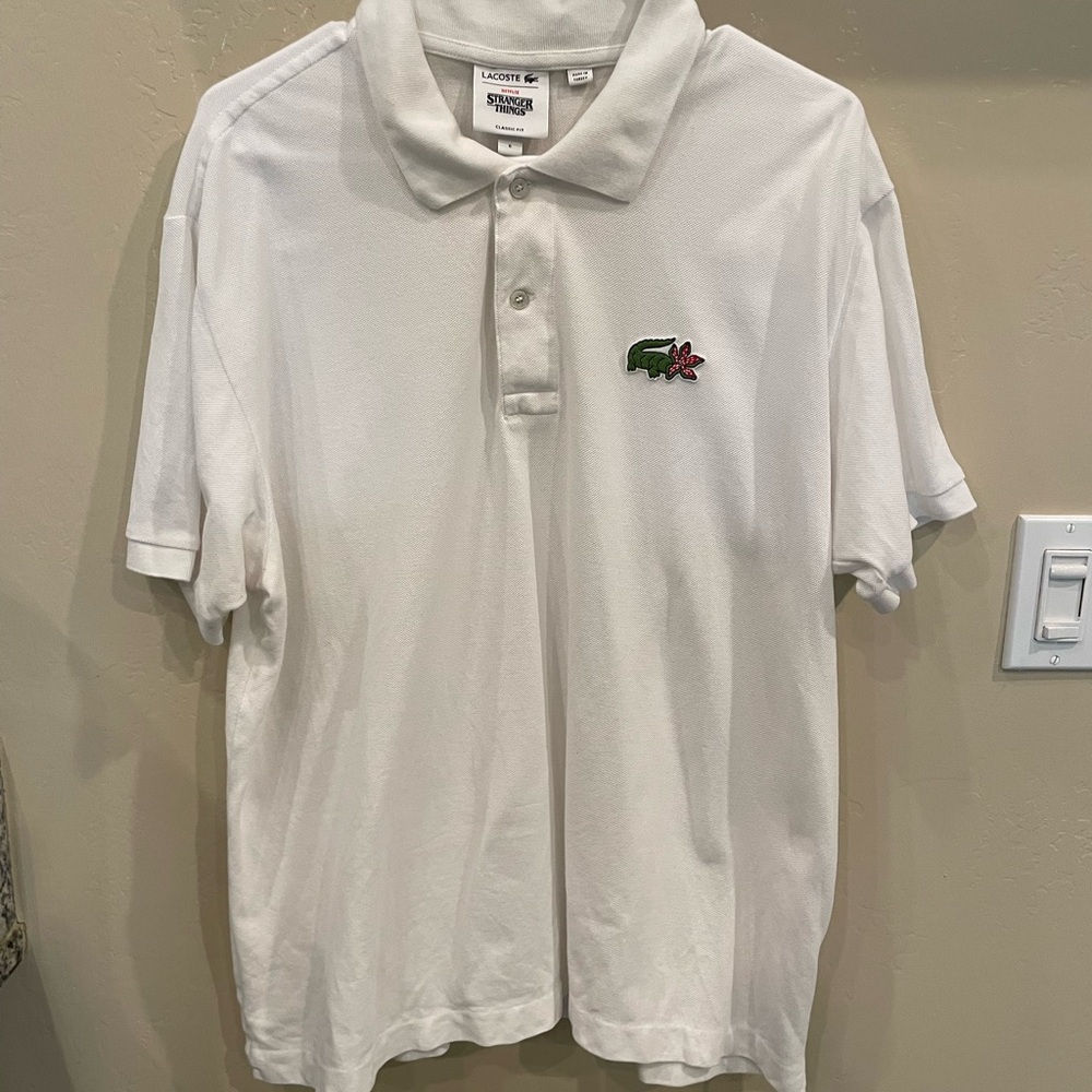 Lacoste Men's Classic White Polo Shirt